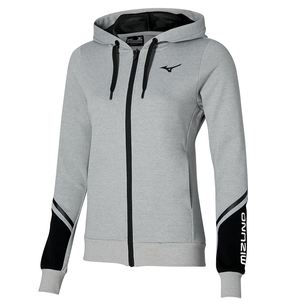 Mizuno Athletics Sweat Jassen Dames Grijs | MZBEYN248