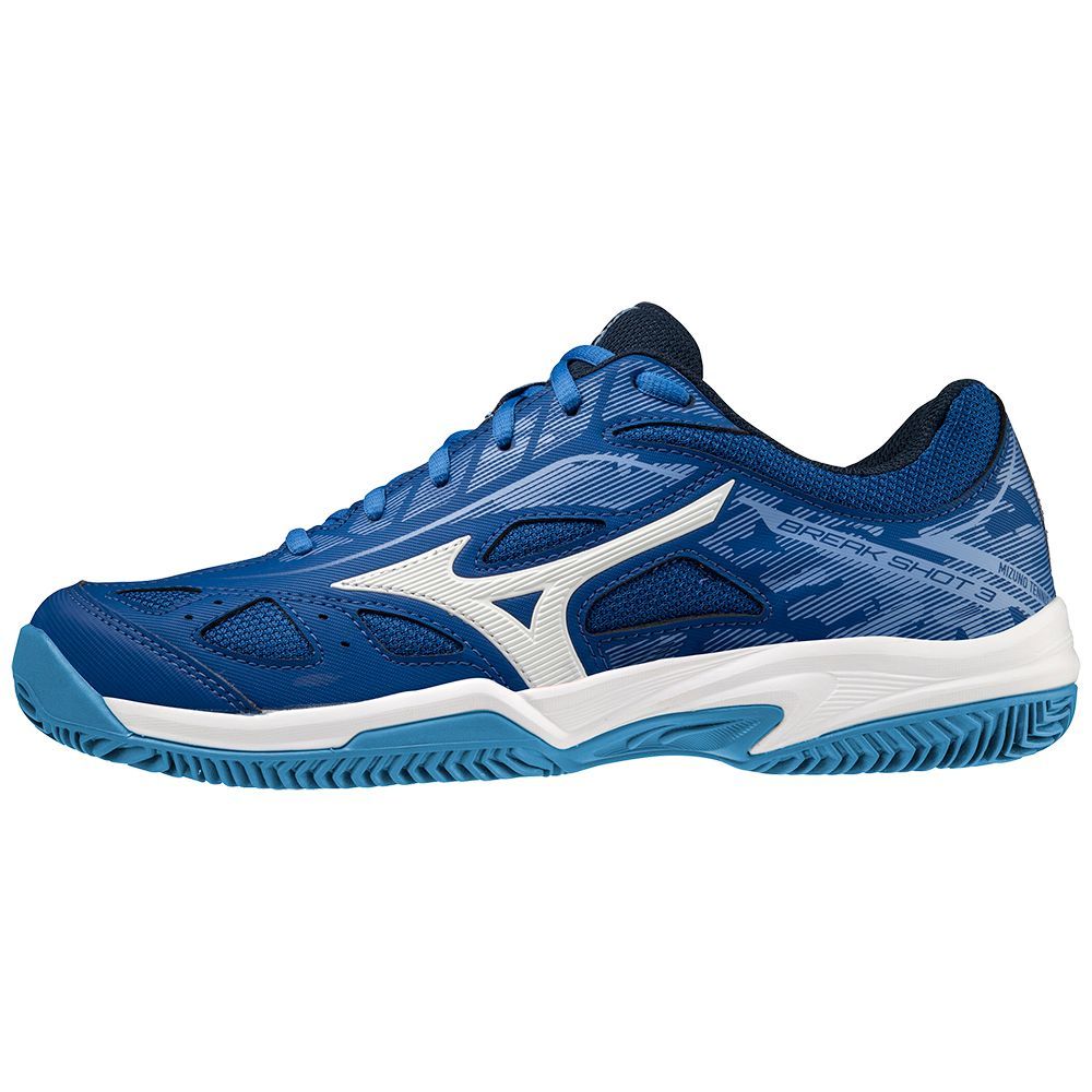 Mizuno Breakshot 3 Cc Tennisschoenen Heren Blauw | MBJDQI974