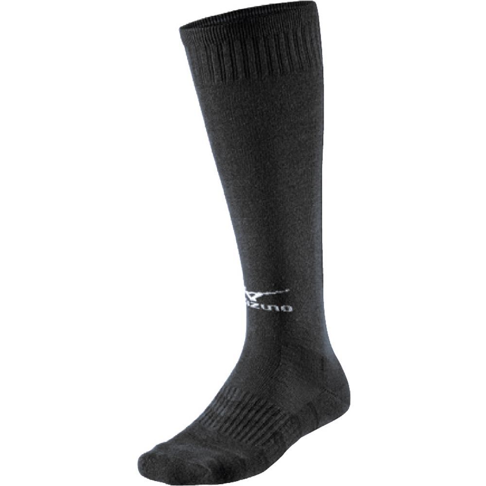 Mizuno Comf Volleyball Long Sokken Heren Zwart Wit | MGVHER201