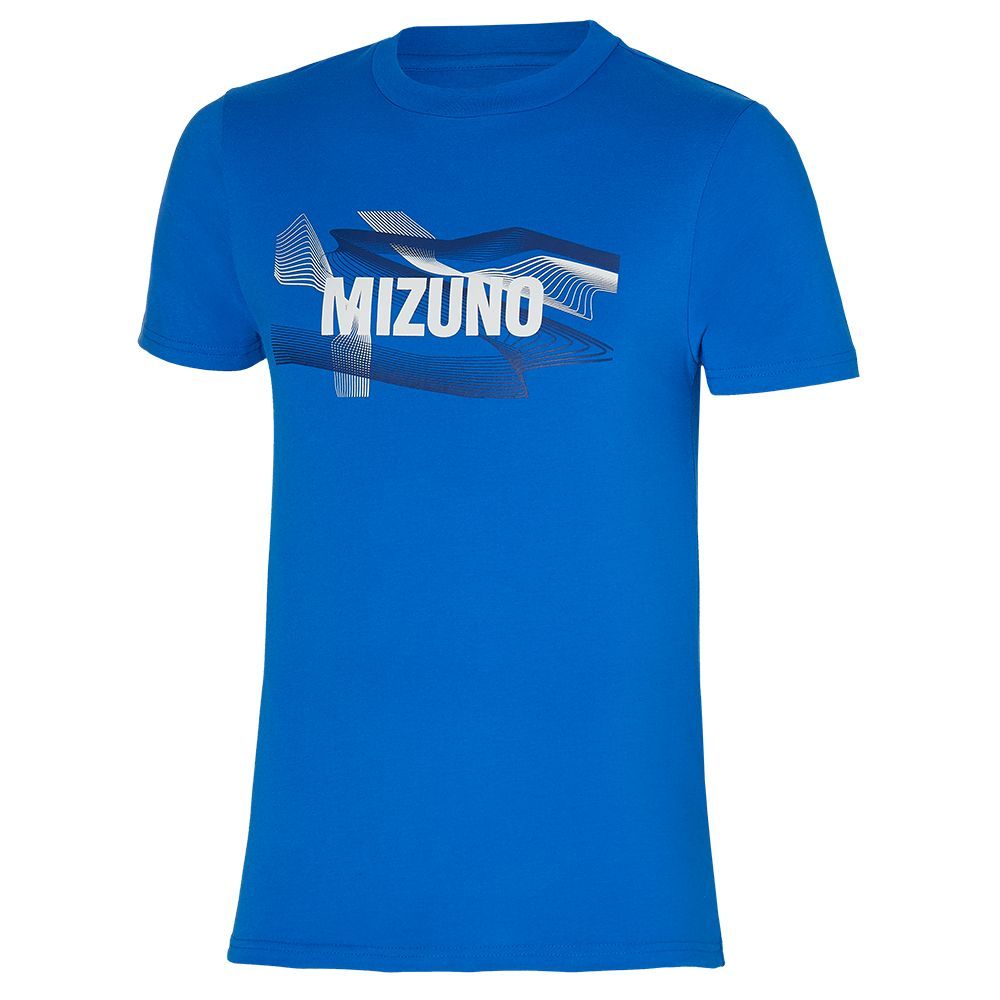 Mizuno Graphic Tee Topjes Heren Blauw | CDMGPY719