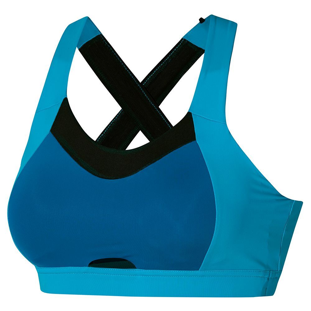Mizuno High Support Sport BH Dames Blauw | CORJDP172