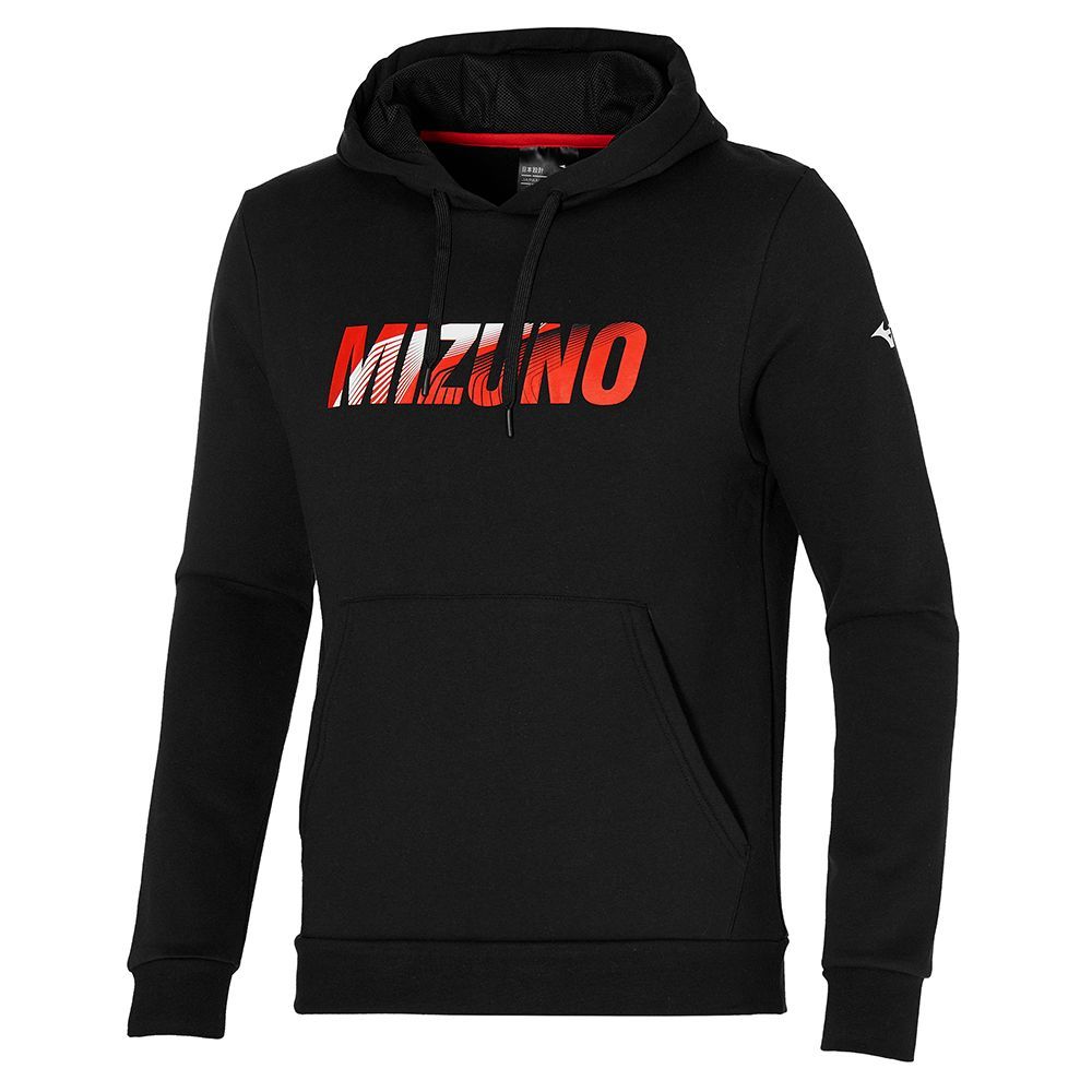 Mizuno Hoodie Topjes Heren Zwart | LMNSZR861