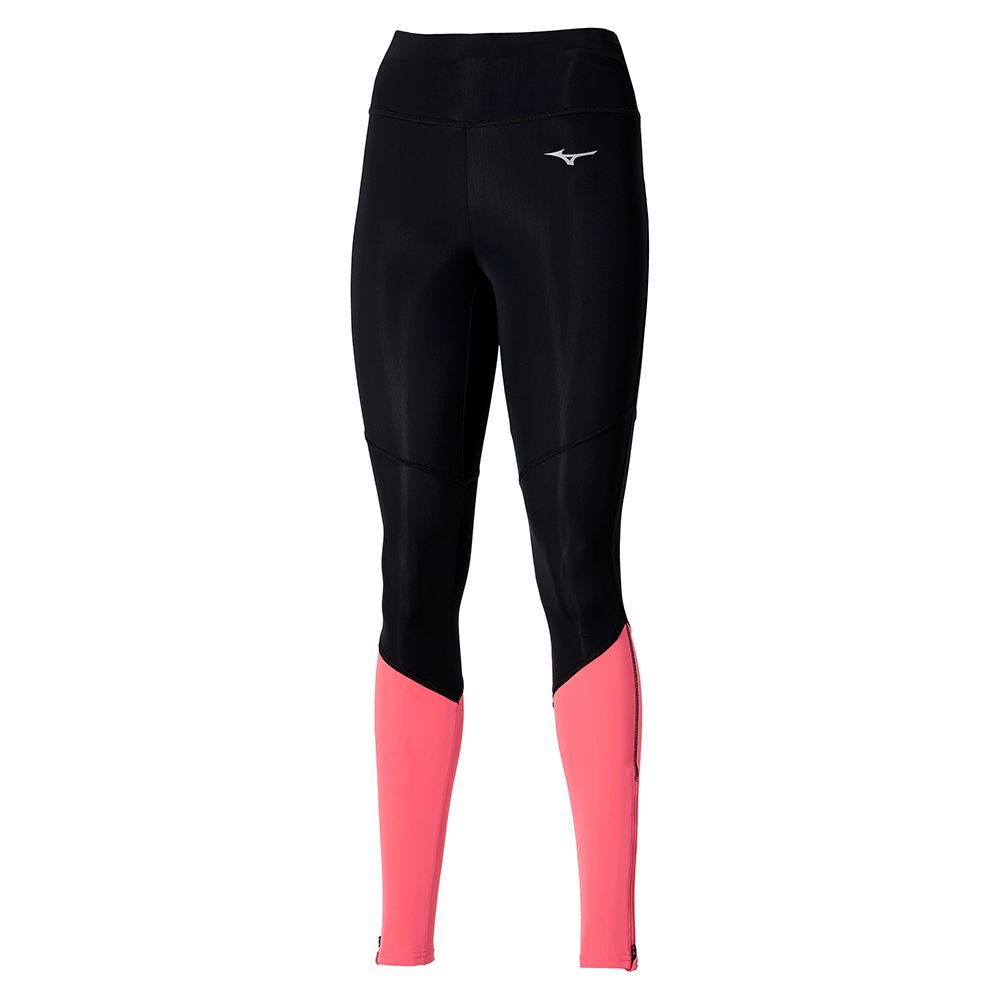 Mizuno Impulse Core Long Leggings Dames Zwart Koraal | JXPSAE701