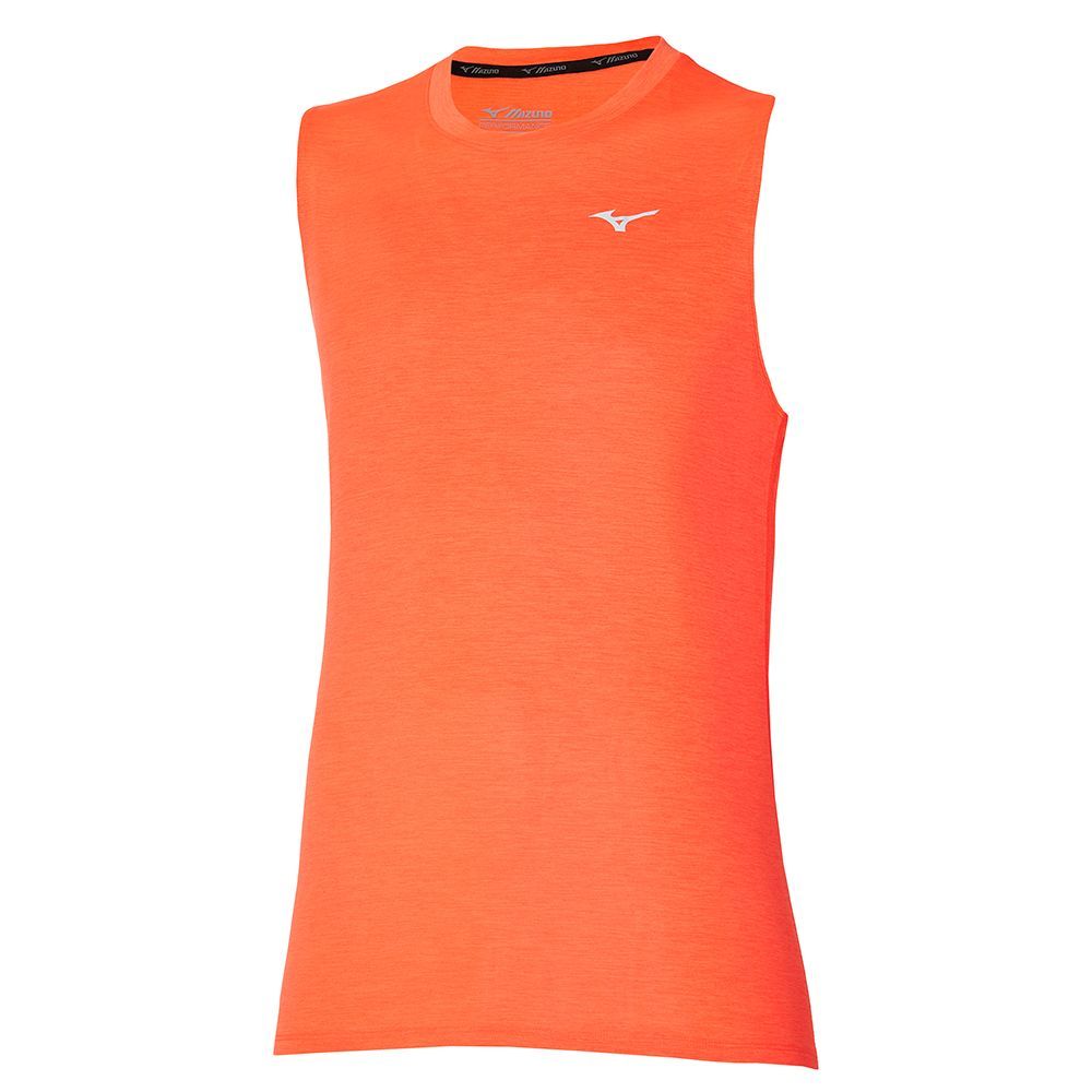 Mizuno Impulse Core Sleeveless Topjes Heren Oranje | CZKITP123