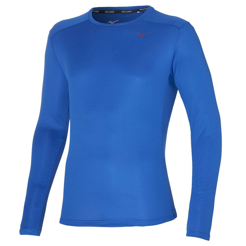 Mizuno Inifinity 88 Ls Tee Topjes Heren Blauw | PCMDOS357