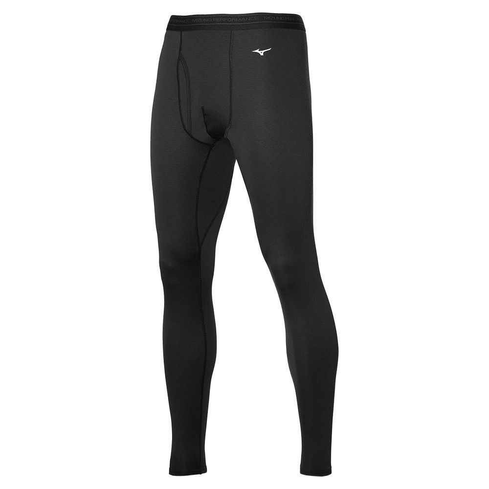 Mizuno Midweight Long Hardlooplegging Heren Zwart | AFDHSQ857