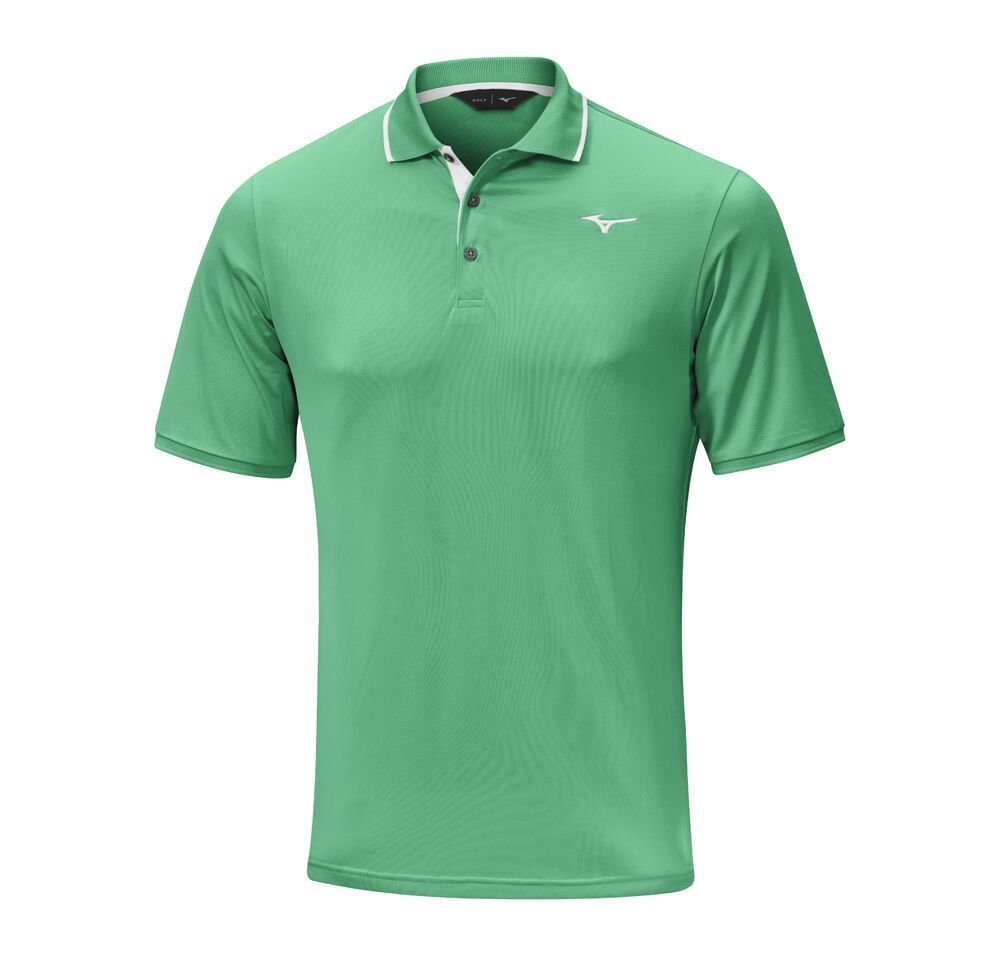 Mizuno Move Tech Quick Dry Polo Plus Topjes Heren Groen | JEKLMD902