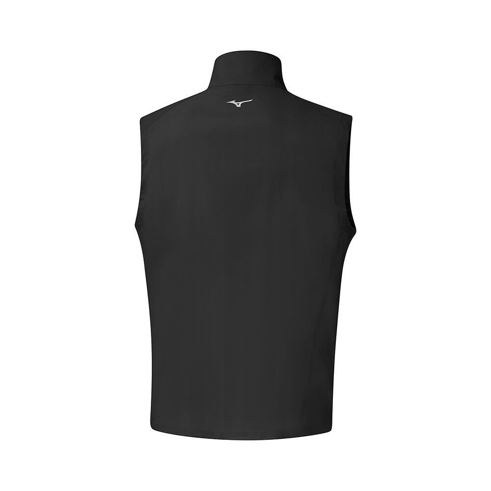 Mizuno Mt Drizzle Vest Jassen Heren Diepgrijs Zwart | RZEJAO834