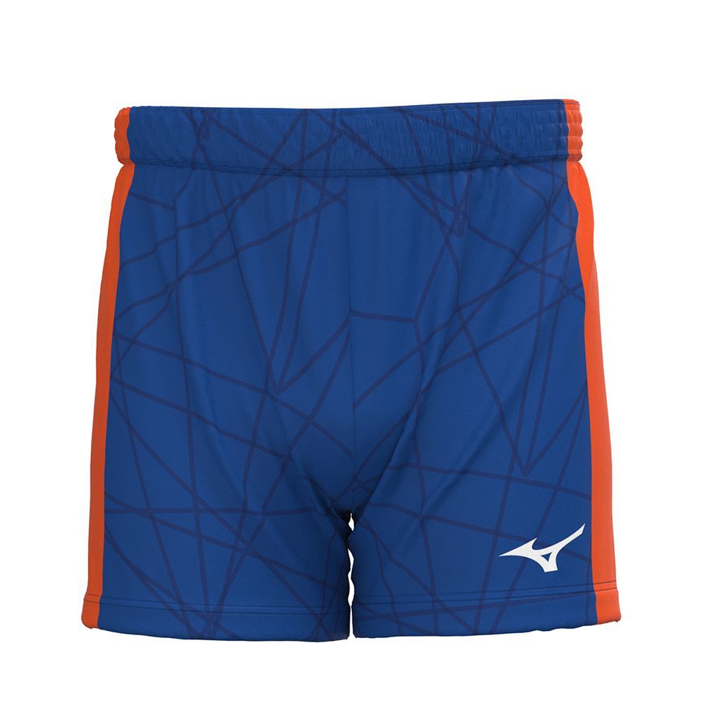 Mizuno Nevobo Match Korte Broek Heren Blauw | KDCPTO036