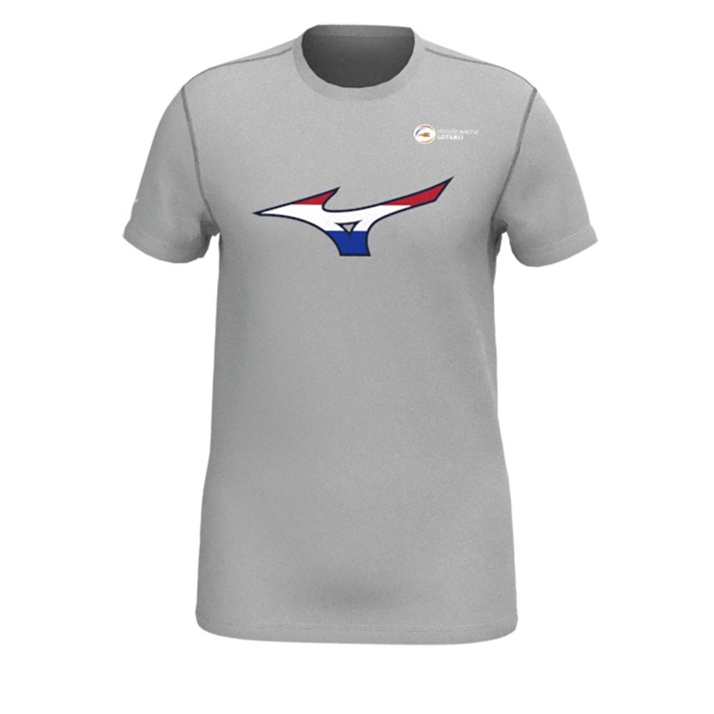 Mizuno Nevobo Nederland T-shirt Topjes Heren Rood | ZUPYAS096