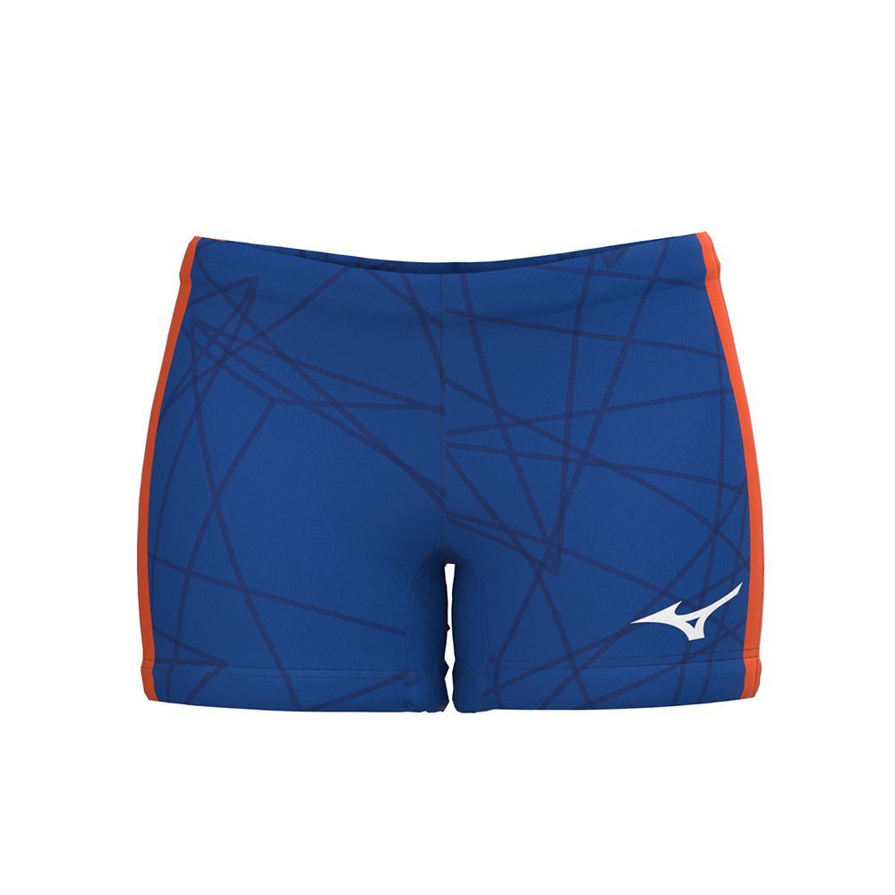 Mizuno Nevobo Volleyball Match Korte Broek Dames Blauw | GUBZWX846