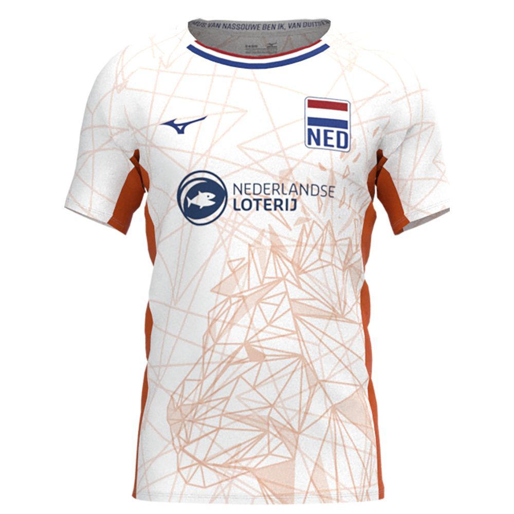 Mizuno Nevobo Volleyball Match White Shirt Topjes Heren Wit Wit | PAWLOQ419