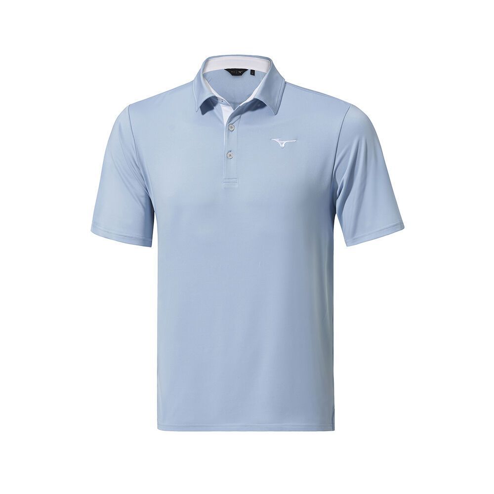 Mizuno Qd Comp Polo Topjes Heren Blauw | GKWAXJ961