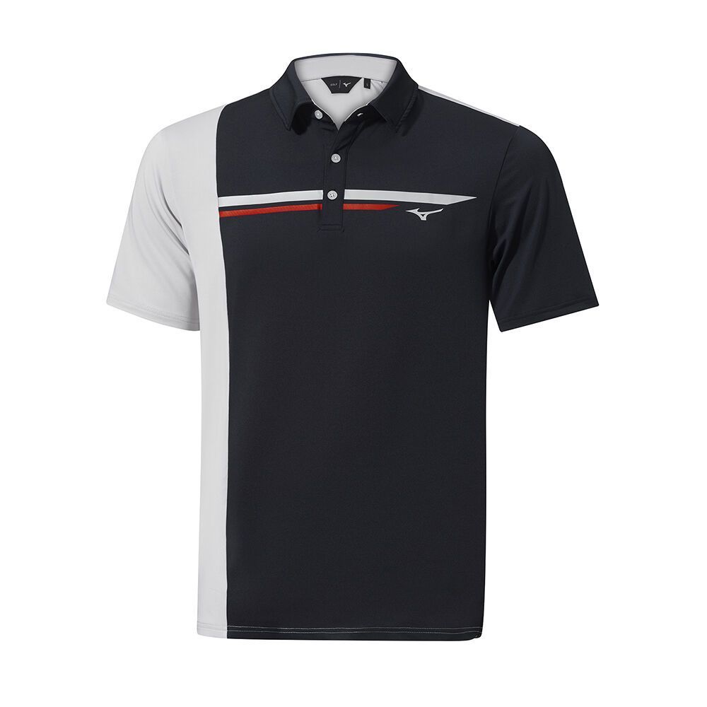 Mizuno Qd Elite Panel Polo Topjes Heren Zwart | ERDAVG163