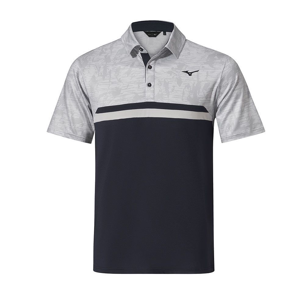 Mizuno Qd Hazard St Polo Topjes Heren Zwart Wit | GHMVPC857