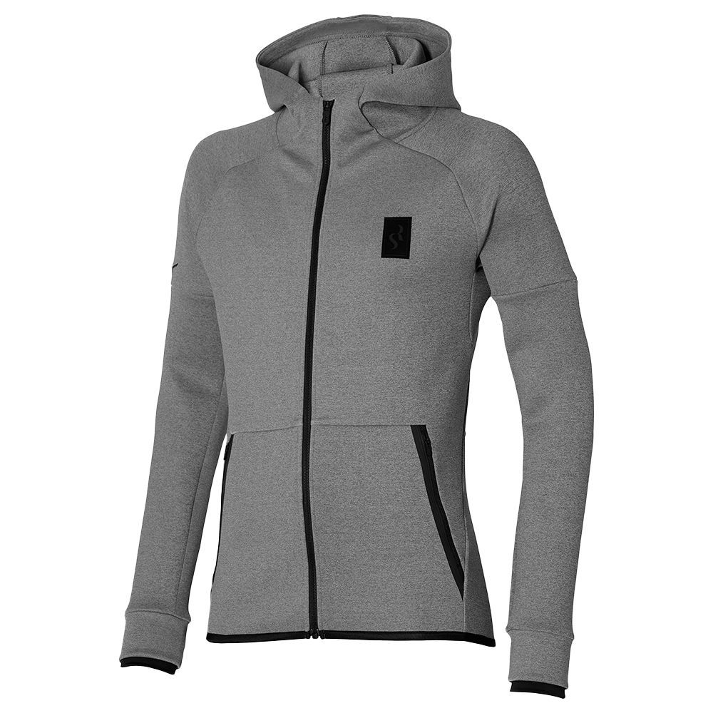 Mizuno Sweat Hoody Sr Topjes Heren Rood | XBTJQD487