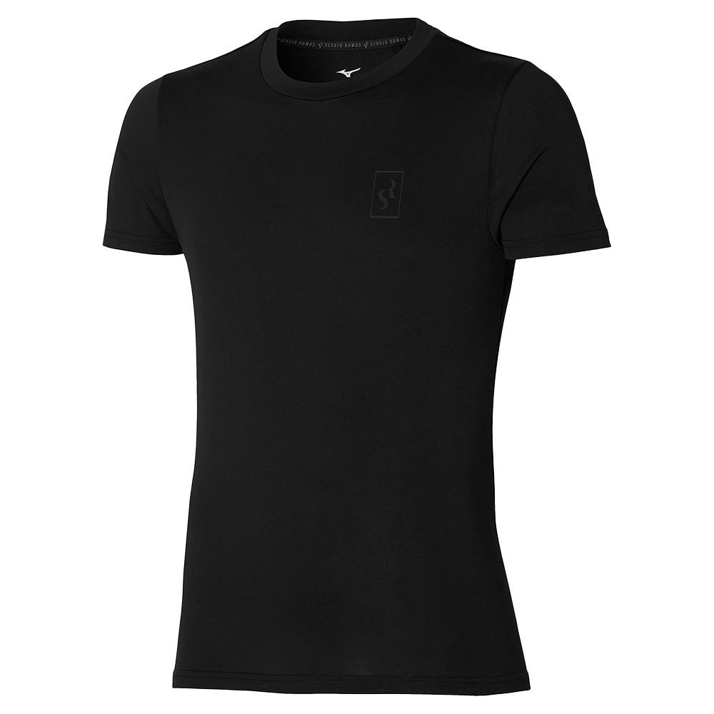 Mizuno Tee Sr Topjes Heren Zwart | WTNZXI570