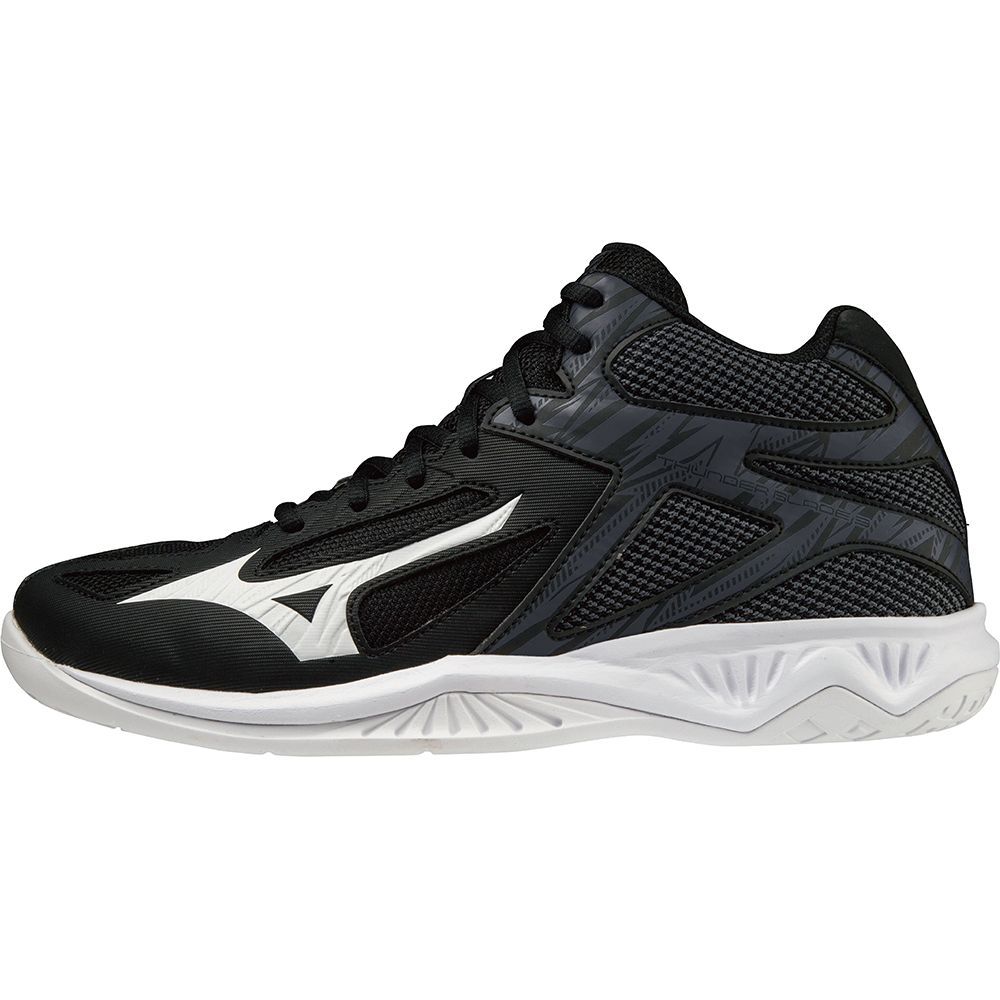 Mizuno Thunder Blade 3 Mid Handbalschoenen Heren Wit | RZWQTA801