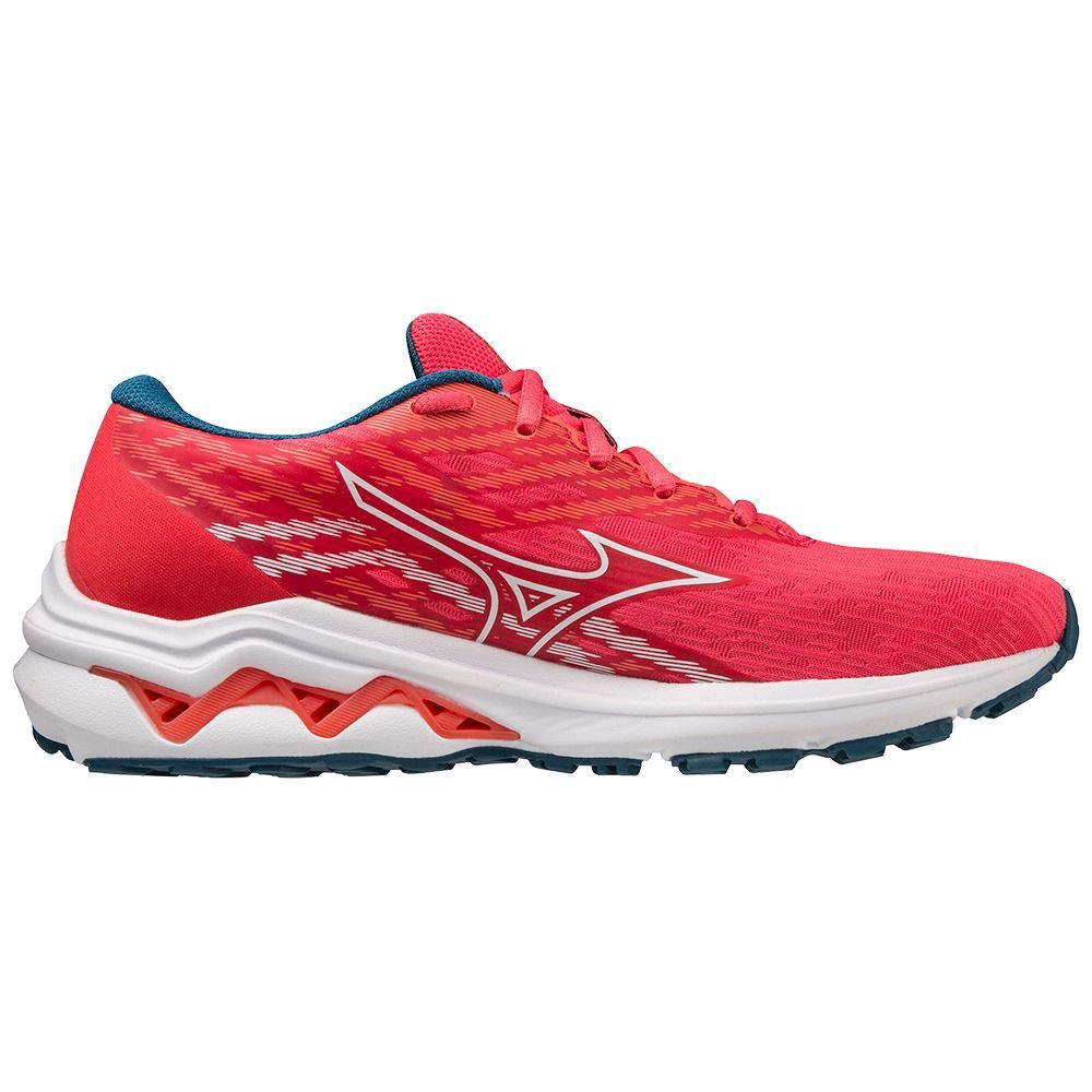Mizuno Wave Equate 7 Hardloopschoenen Dames Roze Wit Blauw | OILEYC849