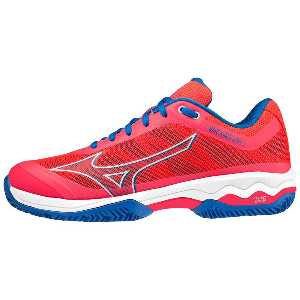 Mizuno Wave Exceed Light Padel Schoenen Dames Roze Wit Blauw | XCISQE351