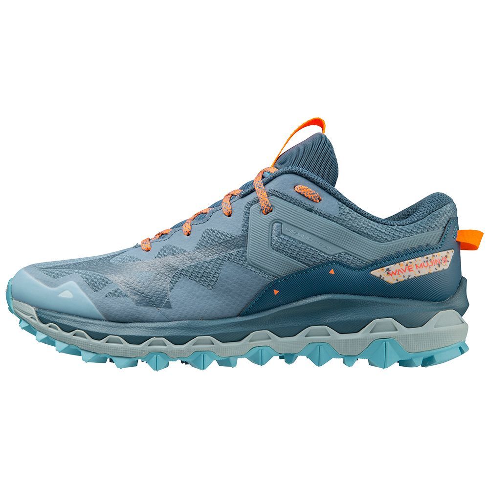 Mizuno Wave Mujin 9 Trailrunning Schoenen Heren Blauw Blauw Lichtoranje | PNOWXY276