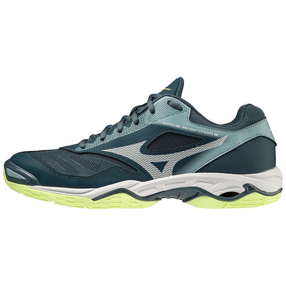 Mizuno Wave Phantom 2 Handbalschoenen Dames Blauw | TPKQBV543