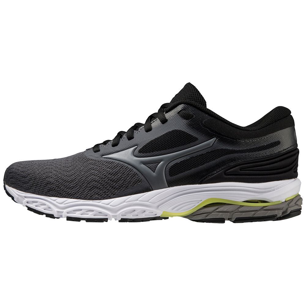 Mizuno Wave Prodigy 4 Hardloopschoenen Heren Metal Grijs Geel | JZTURF267