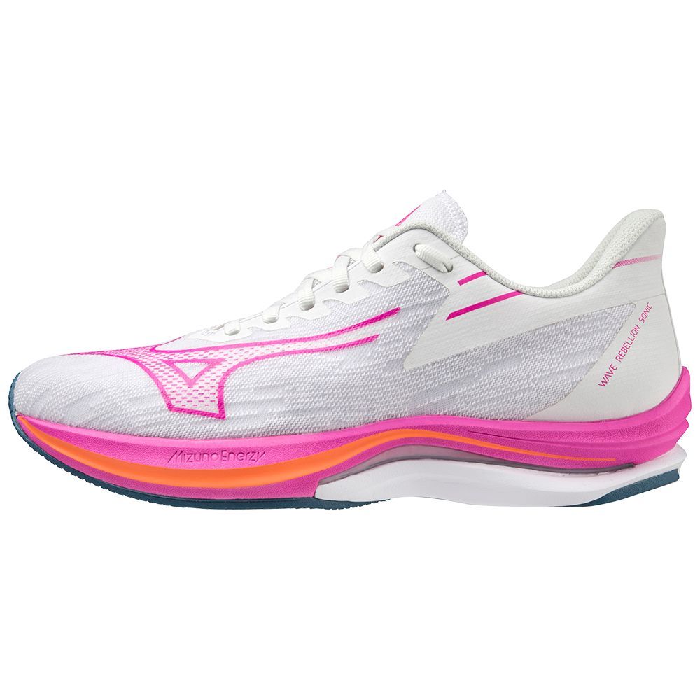 Mizuno Wave Rebellion Sonic Hardloopschoenen Dames Wit Blauw | GZDRAO281