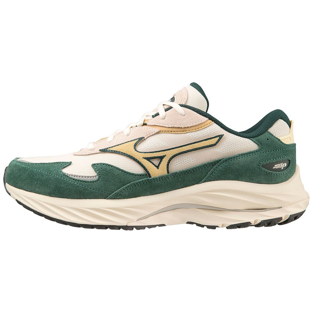 Mizuno Wave Rider Sneakers Heren Wit Bloemen Groen | MOHNLZ085