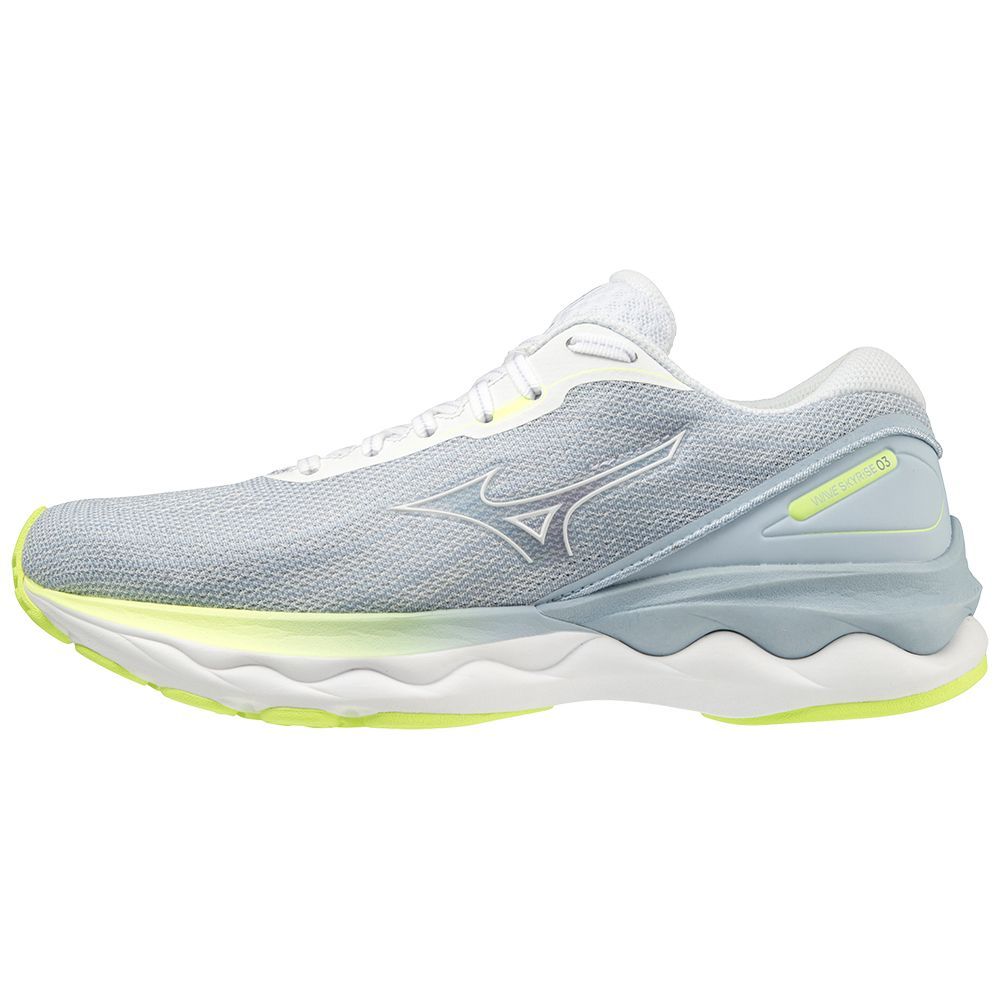 Mizuno Wave Skyrise 3 Hardloopschoenen Dames Wit | ZYETQG845
