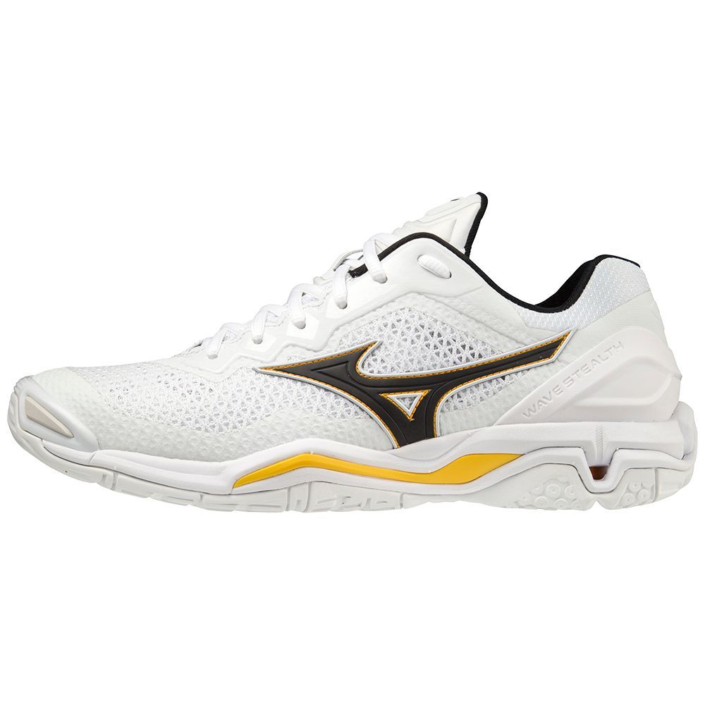 Mizuno Wave Stealth V Handbalschoenen Dames Wit | UQIBME371