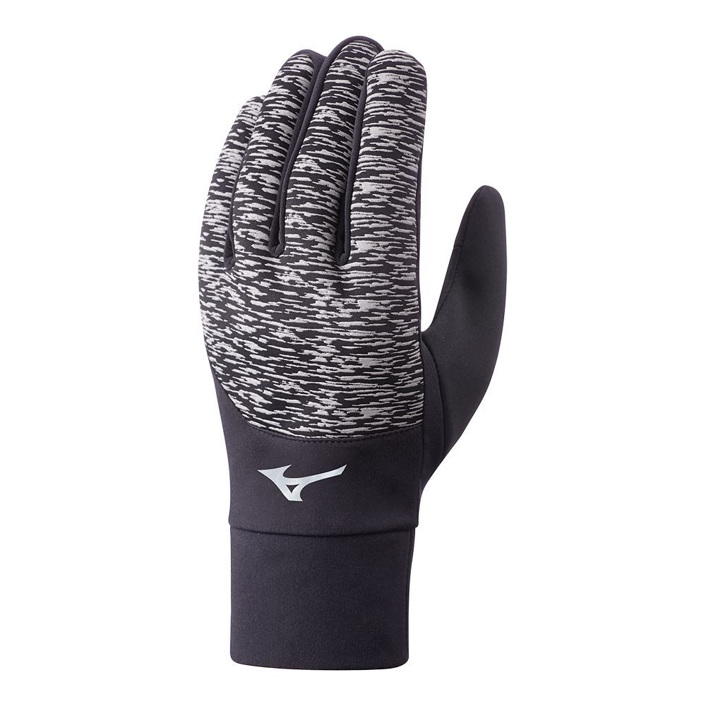 Mizuno Windproof Handschoenen Dames Zwart Zwart | MCDKWH639