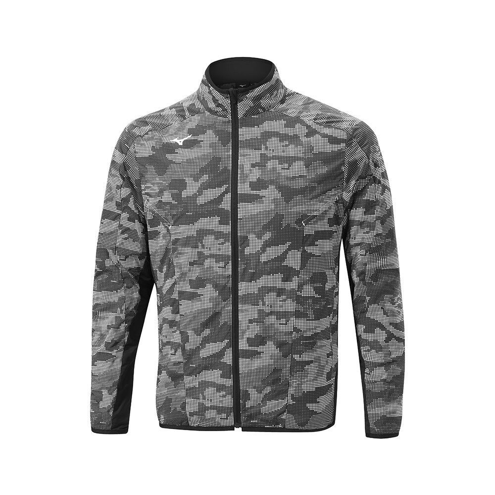 Mizuno Winter Stretch Full Zip Topjes Heren Grijs | WYCKUJ065